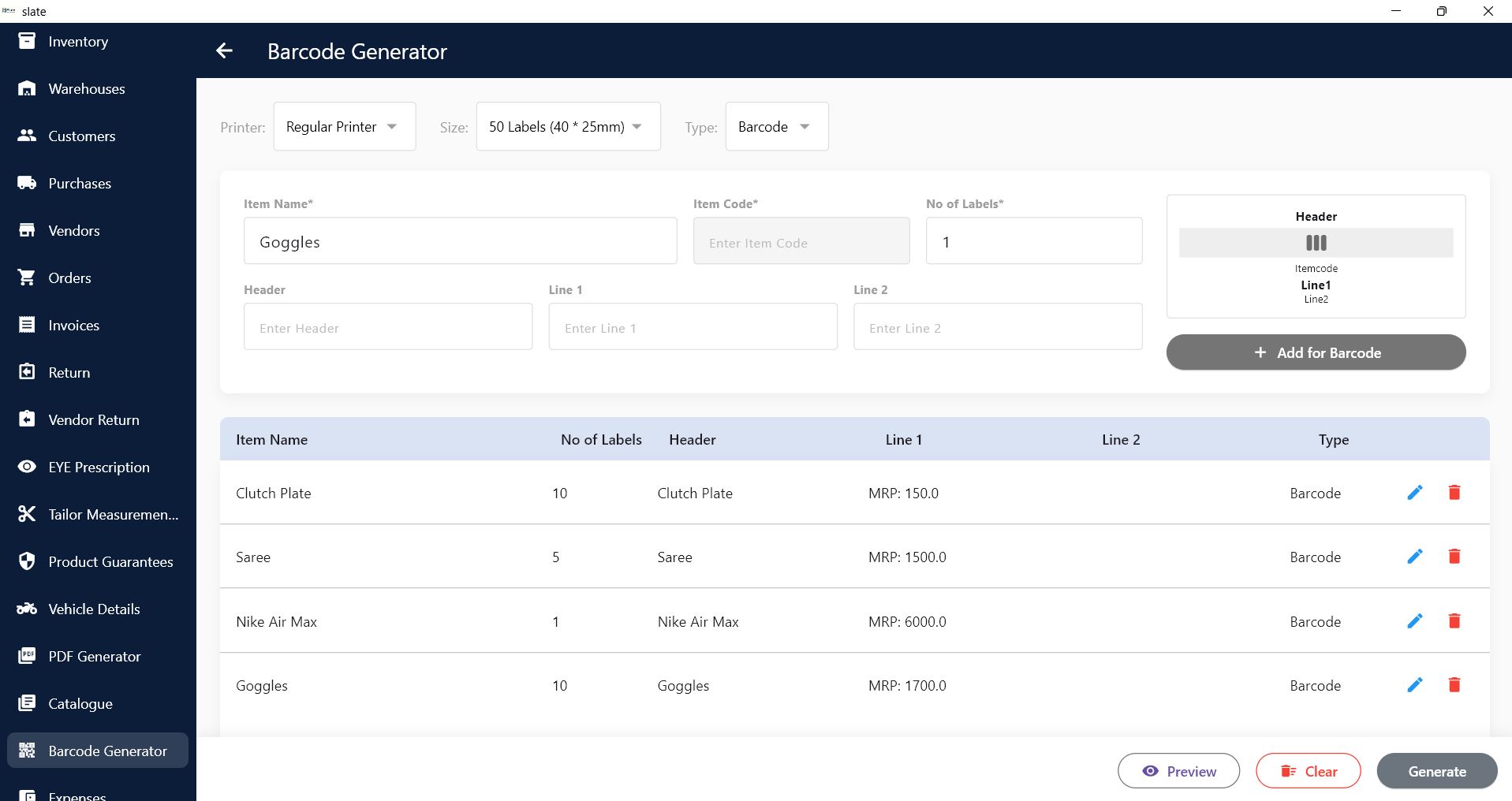Barcode Generator Studio